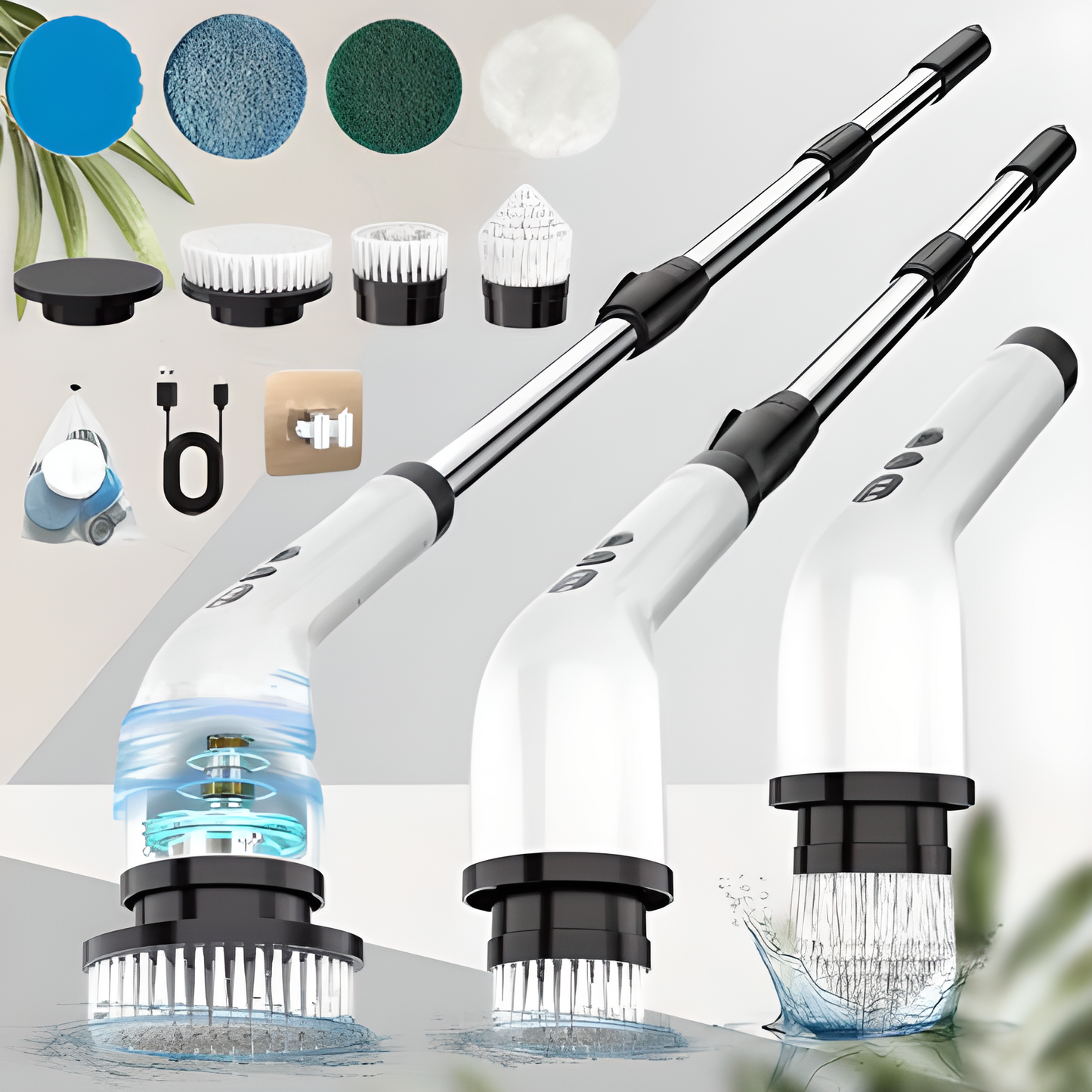 PowerScrub™ Electric Cleaning Brush — 7-in-1 Cordless Spin Scrubber