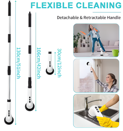 PowerScrub™ Electric Cleaning Brush — 7-in-1 Cordless Spin Scrubber